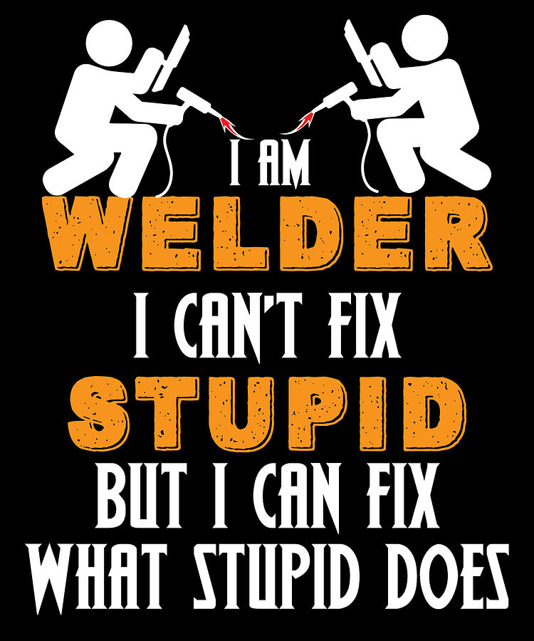 Welder Arc Machine Mechanic Gift Mixed Media by Alexander Janssen ...