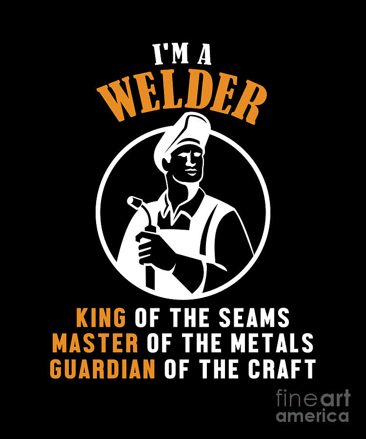 Welder King Master Guardian Inspector Tig Tack Welder Digital Art by ...