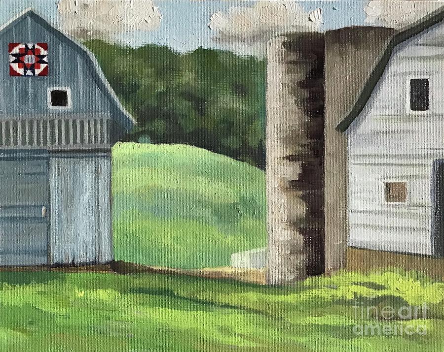 Wellsdale Farm #1 Painting by Anne Marie Brown