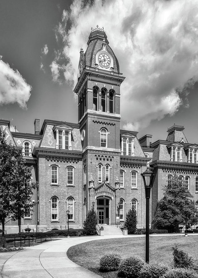 West Virginia University - Woodburn Hall - Black and White #2 ...