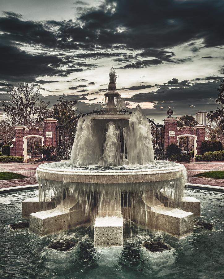 Westcott Memorial Building Fountain Photograph by Mountain Dreams