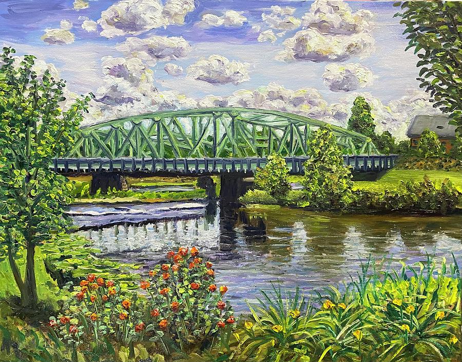Westfield Bridge Summer #1 Painting by Richard Nowak