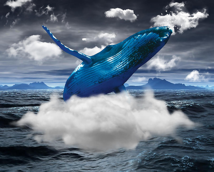 Whale Magic #1 Mixed Media by Marvin Blaine