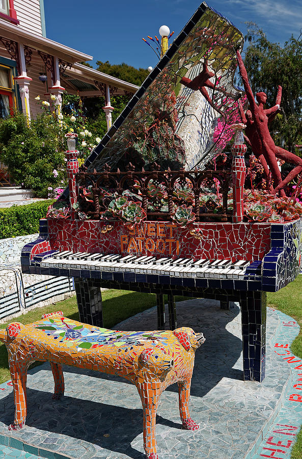 Whimsical Piano Sculpture #1 Photograph by Sally Weigand