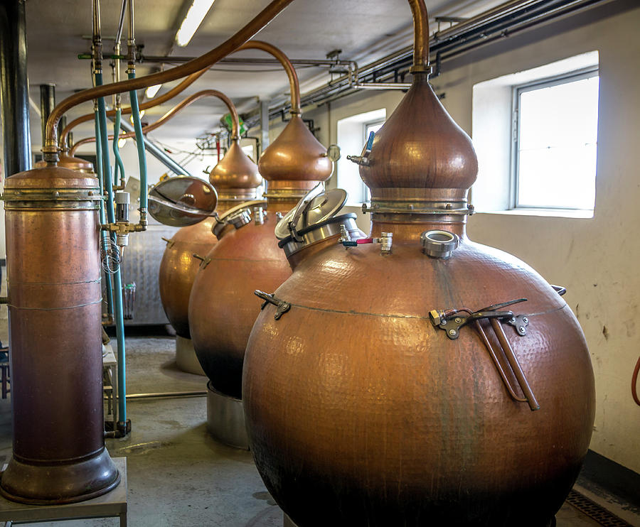 Whiskey Distillery, Making whiskey has become very popular and many small whiskey distillations are popping up #1 Photograph by Karlaage Isaksen