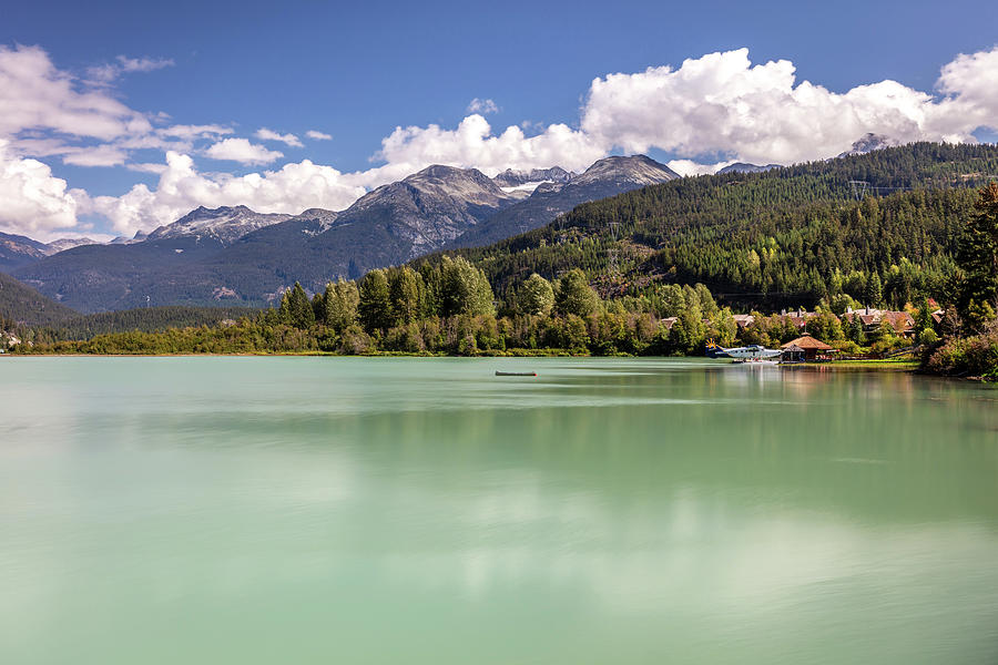 Mountain Photograph - Whistler Green lake Summer #1 by Pierre Leclerc Photography