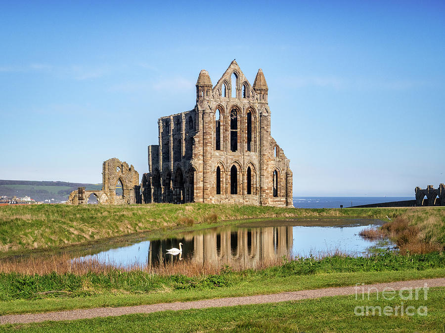 Whitby Abbey Reflection #1 Photograph by Colin and Linda McKie