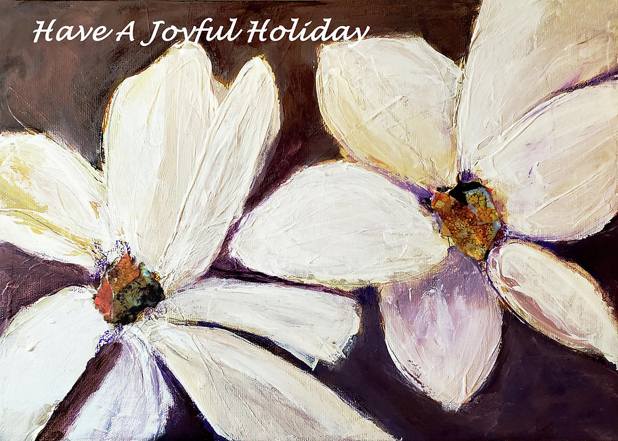 Have a Joyful Holiday Mixed Media by Sharon Williams Eng