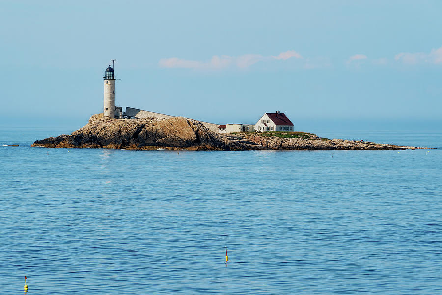 White Island Lighthouse, Isles of Shoals, New Hampshire #1 Photograph by Dawna Moore Photography