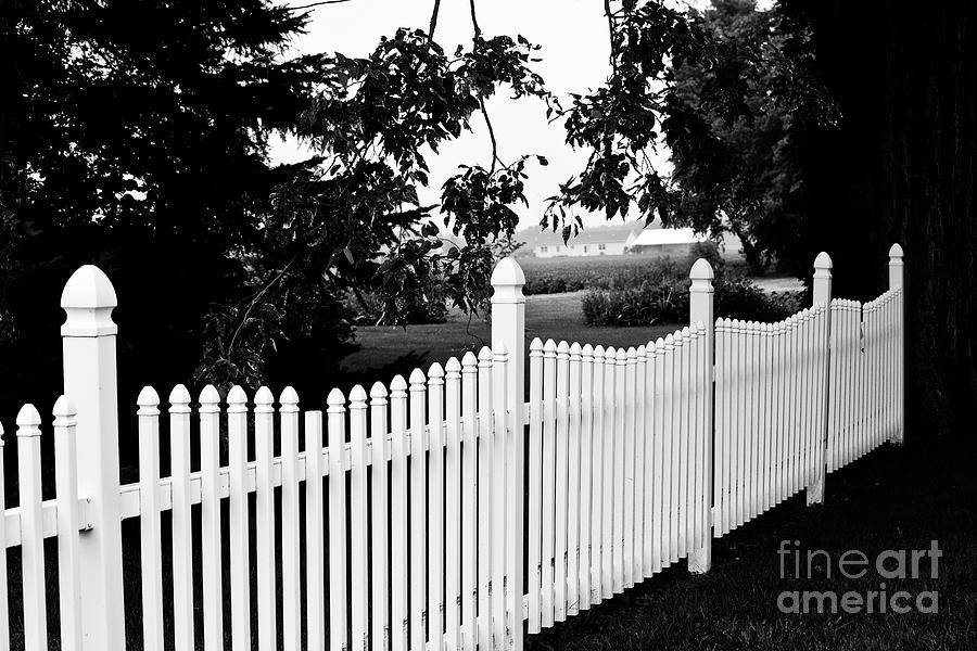 White Picket Fence Illinois #1 Photograph by Ben Graham