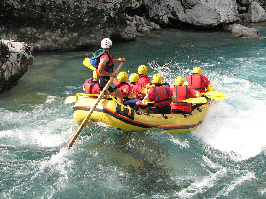 White water rafting #1 Photograph by Simonkr