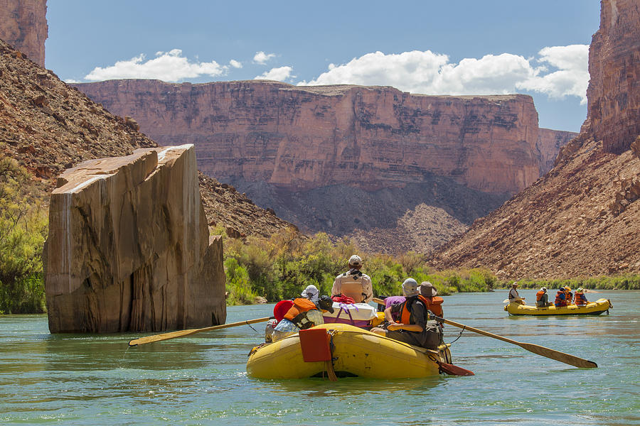 Whitewater Rafting on Colorado River Grand Canyon #1 Photograph by Merrill Images