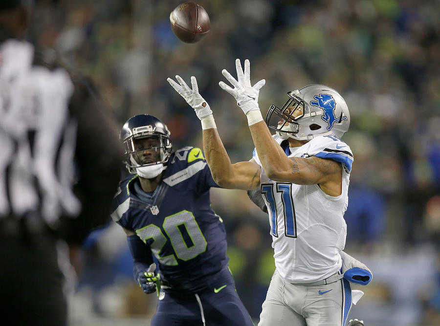 Wild Card Round - Detroit Lions v Seattle Seahawks #1 Photograph by Otto Greule Jr