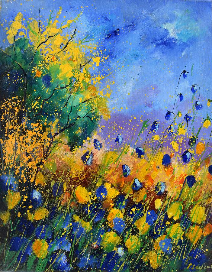 Wild flowers in summer #2 Painting by Pol Ledent