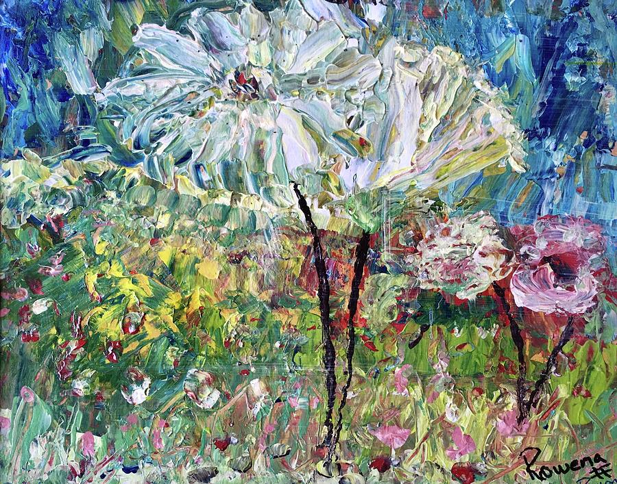 Wild Flowers #1 Painting by Rowena Rizo-Patron