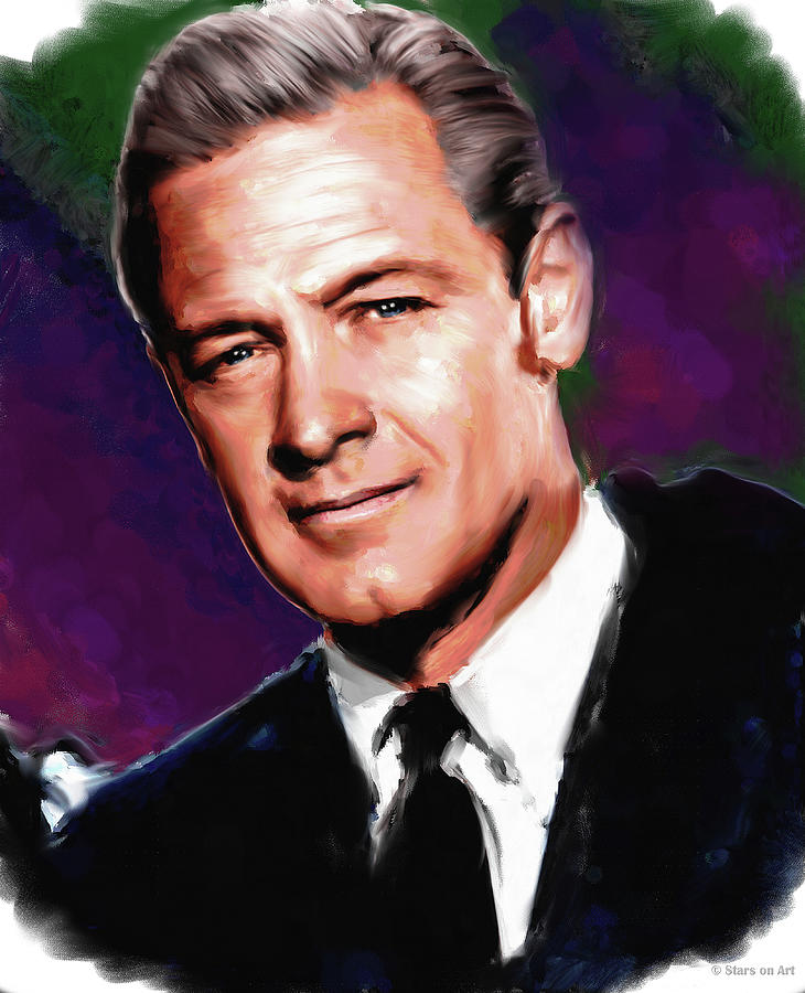 William Holden Painting - William Holden - bio by Movie World Posters