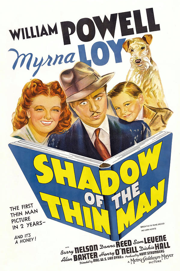 WILLIAM POWELL and MYRNA LOY in SHADOW OF THE THIN MAN -1941-, directed by W. S. VAN DYKE. #1 Photograph by Album