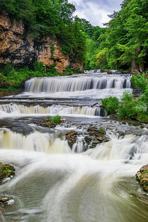 Willow River Falls #1 Photograph by Flowstate Photography