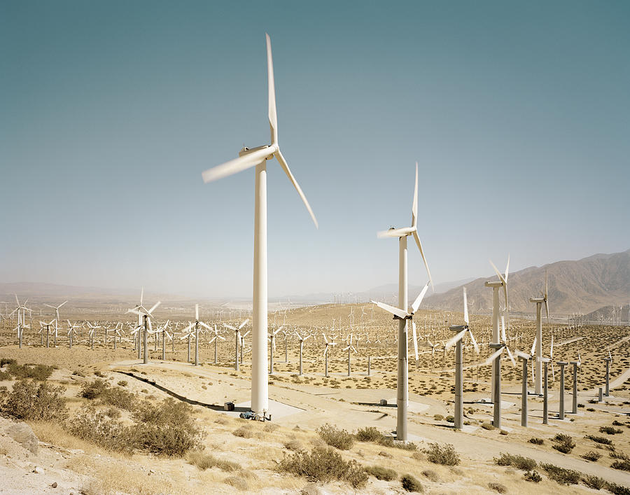 Wind farm #1 Photograph by Michael Hall