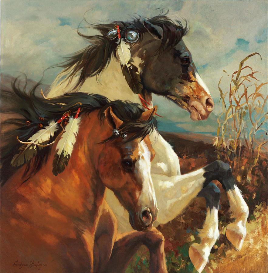 Wind Voyagers Painting by Carolyne Hawley Wind Voyagers Painting by Carolyne Hawley