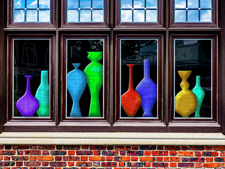 Window Dressing #1 Photograph by Paul Wear