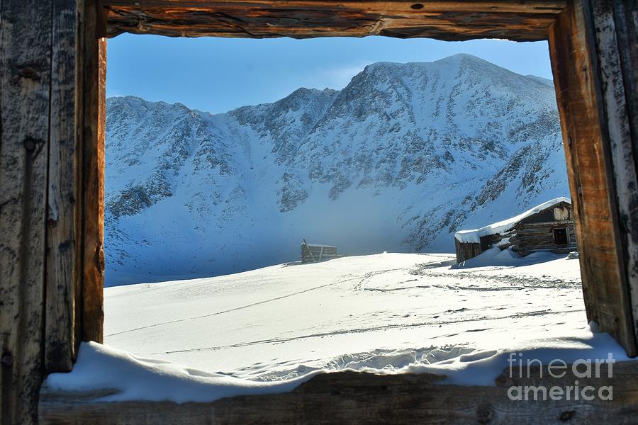 Window View Of A Winter Scene Photograph By Tonya Hance - Fine Art America