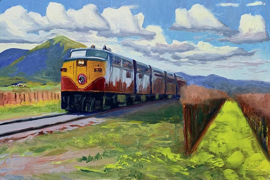 Wine Train #1 Painting by Shawn Smith