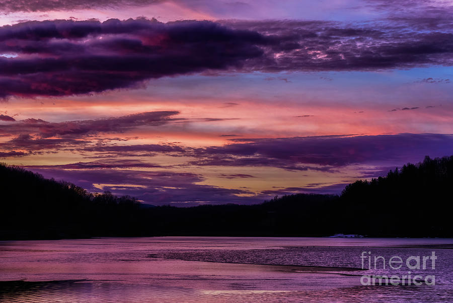  Winter Daybreak on the Lake #1 Photograph by Thomas R Fletcher