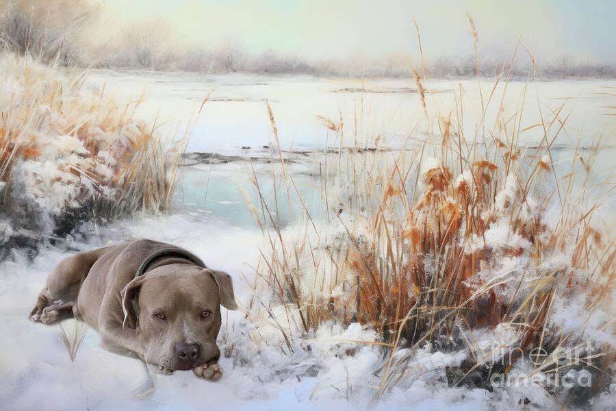 Winter Mixed Media - Winter Delight #1 by Eva Lechner