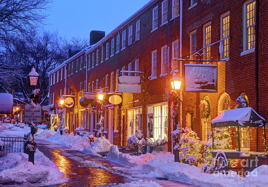 Winter in Newburyport, Massachusetts Photograph by Denis Tangney Jr