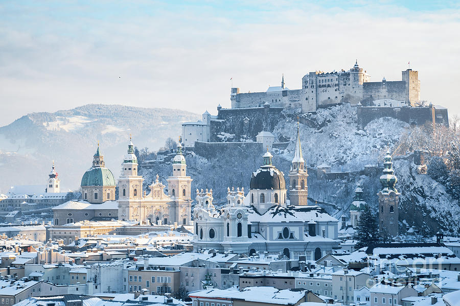 Winter in Salzburg #1 Photograph by JR Photography