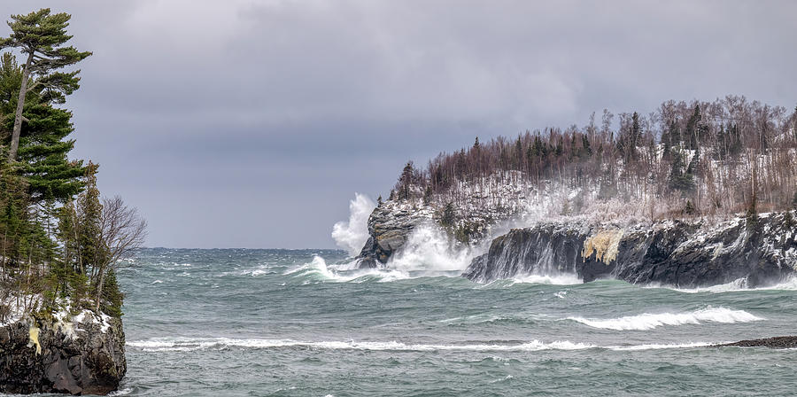 Winter on Lake Superior #1 Photograph by Paul Freidlund