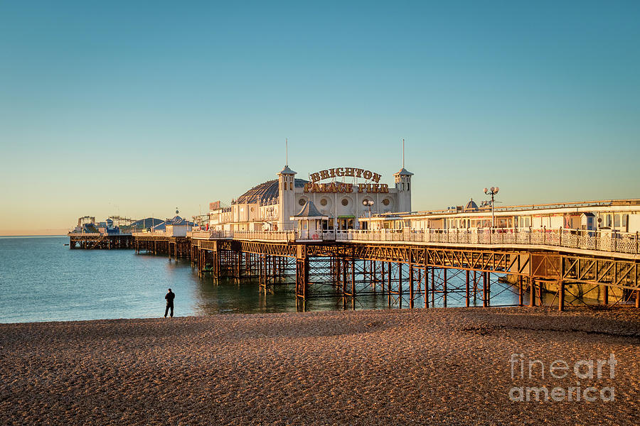 Winter Sunrise, Brighton Palace Pier #1 Photograph by Colin and Linda McKie