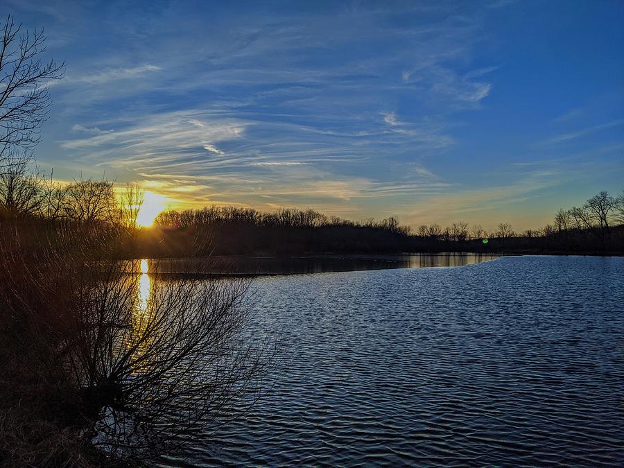 Winter Sunset at Tinkers Creek #1 Photograph by Brad Nellis