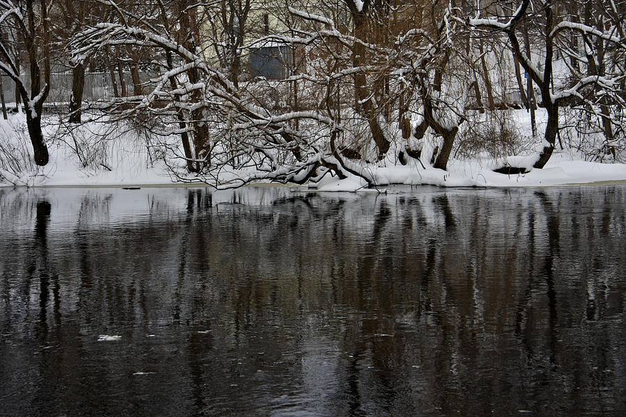 Winter Watertown #1 Pastel by Elena ZapasskyBaal - Fine Art America