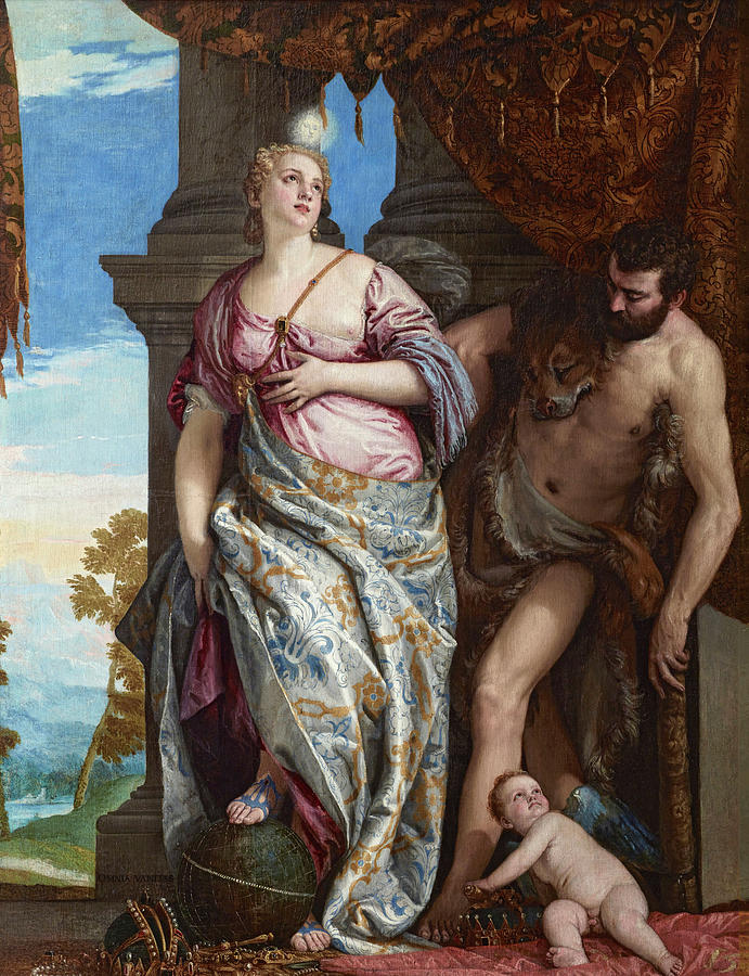 Wisdom and Strength #1 Painting by Paolo Veronese