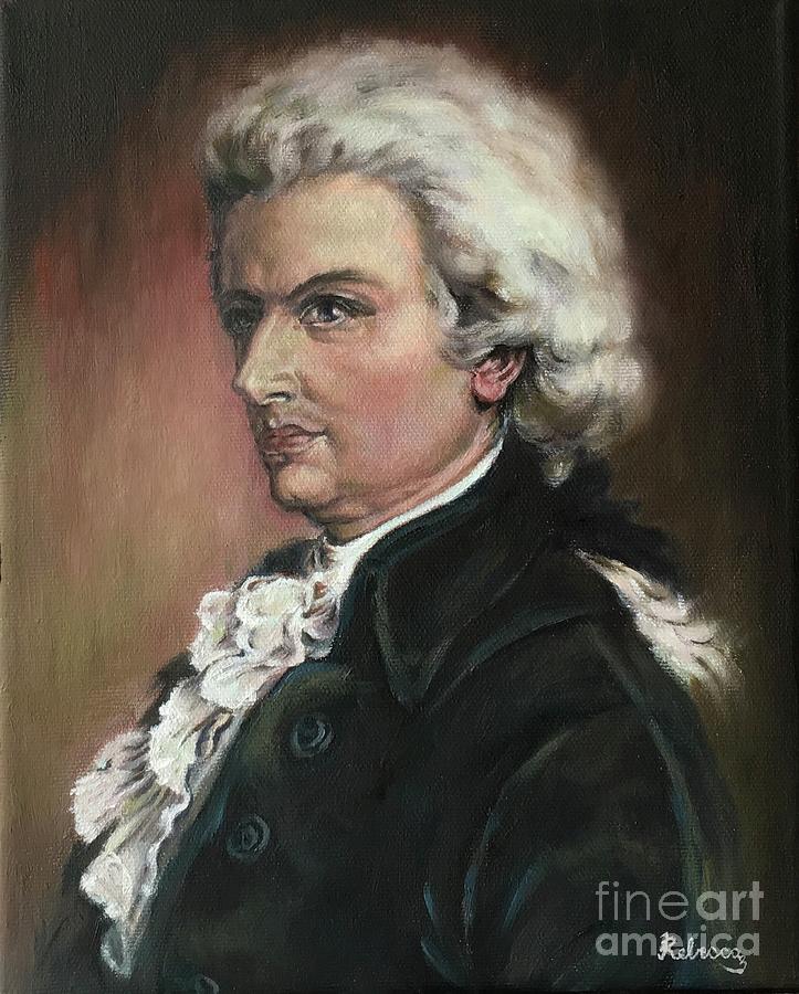 Wolfgang Amadeus Mozart Painting by Rebecca Mike - Fine Art America