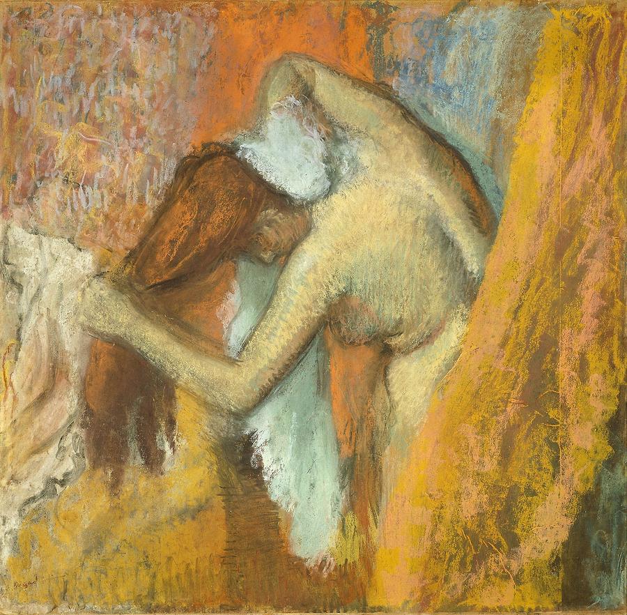 Woman at Her Toilette by Edgar Degas