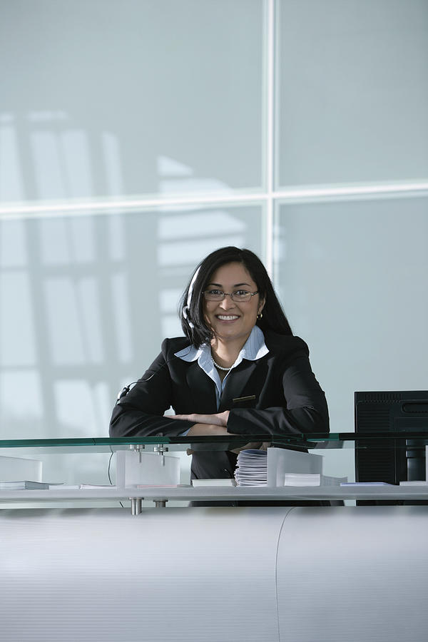 Woman in office #1 Photograph by Comstock Images