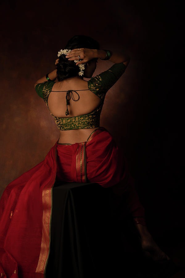 Woman in Red #1 Photograph by Kiran Joshi