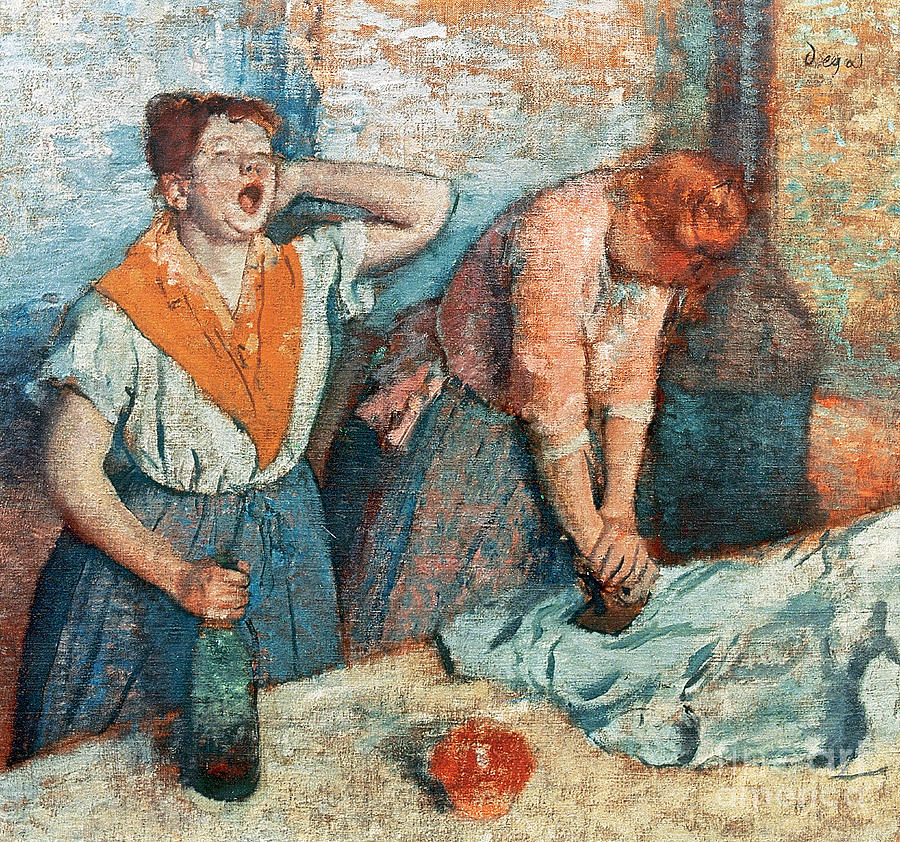 Women Ironing #1 Painting by Edgar Degas - Pixels