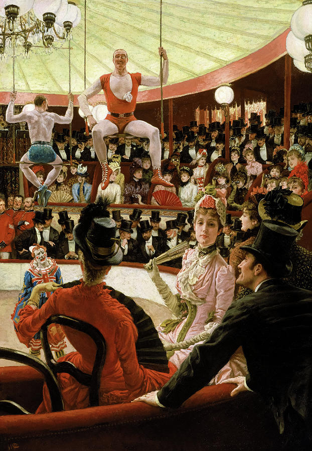 Women of Paris The Circus Lover 1 Painting by James Tissot Pixels