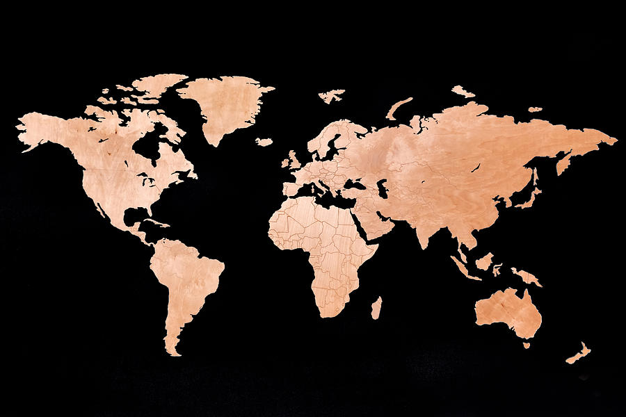 World map #1 Photograph by Patstock