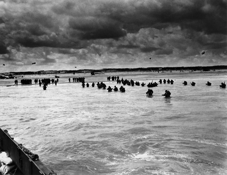 World War II - D-day, 1944 #1 Photograph by Granger