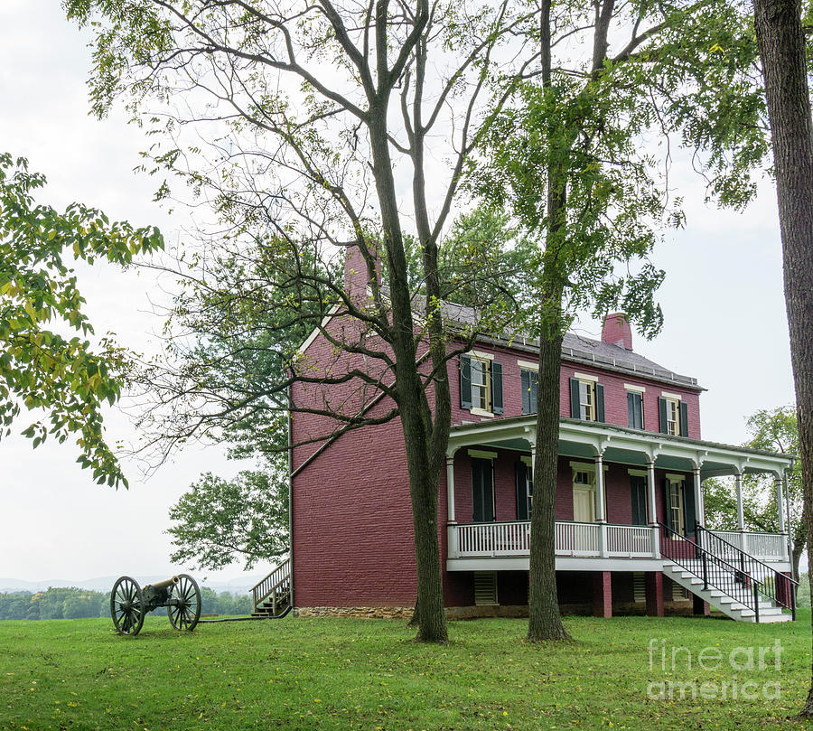 Worthington house at the Monocacy National Battlefield near Fred #1 Photograph by William Kuta