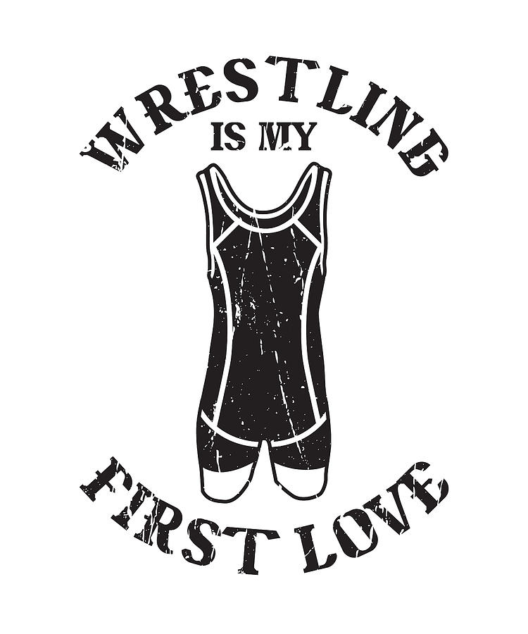 Wrestling is my first love Wrestling Digital Art by Anthony Isha