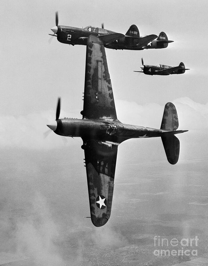 Wwii - Fighter Planes Photograph by GRANGER Historical Picture Archive Wwii - Fighter Planes Photograph by GRANGER Historical Picture Archive