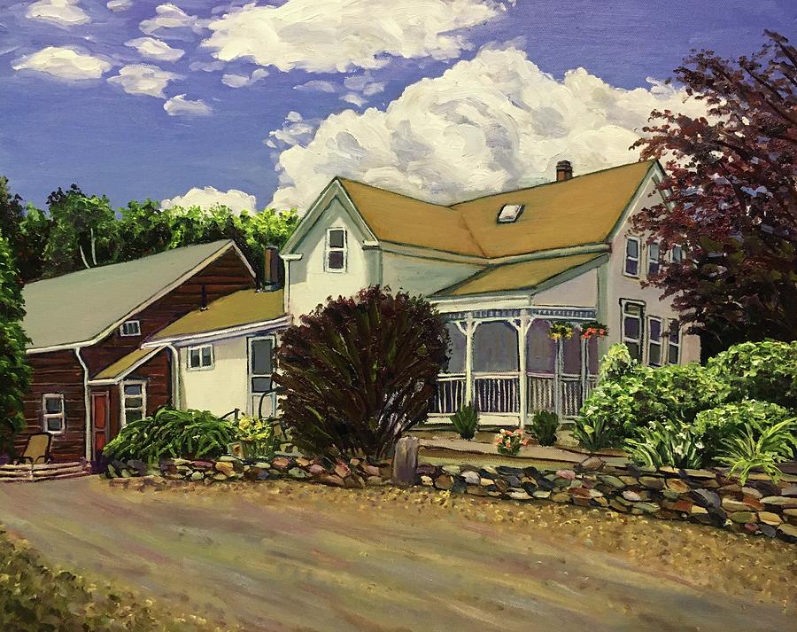 Wyben Orchards Homestead #1 Painting by Richard Nowak