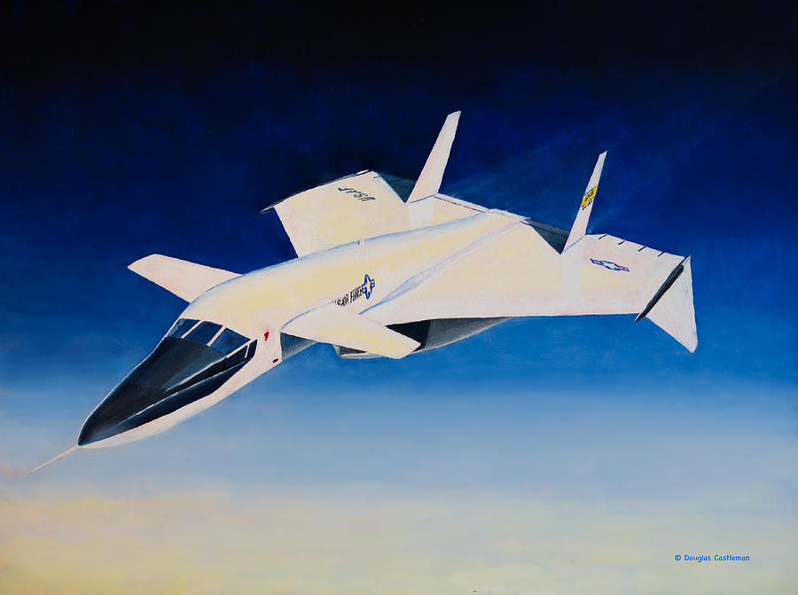 XB-70 Valkyrie #2 Painting by Douglas Castleman