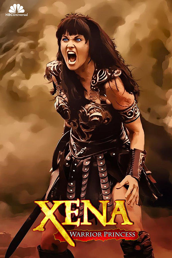 Xena - Warrior Princess 1995 Digital Art by Geek N Rock